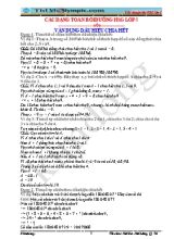 Các dạng Toán bồi dưỡng học sinh giỏi Khối 5